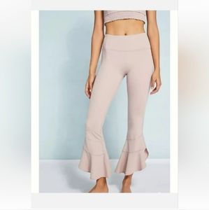 Free People Movement Starlight Flared Dusty Rose Yoga Pants